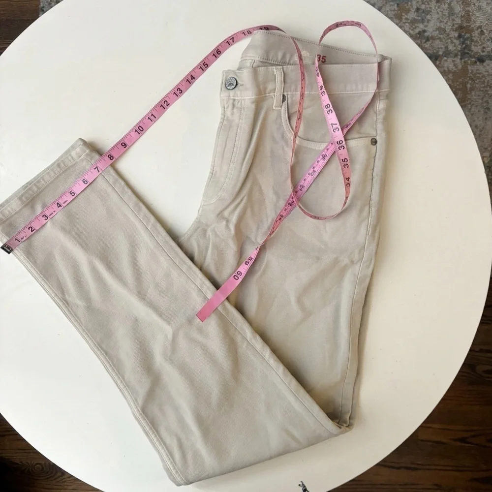 Faherty Stretch Terry 5-Pocket Pant Stone Men’s 35x34 NWOT Slim Straight
